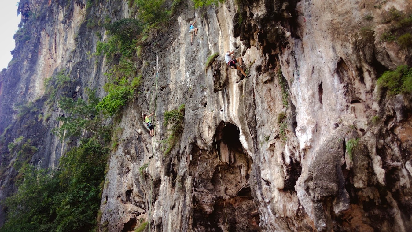 best climbing spots in the world krabi thailand